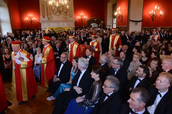 Intronisations par les Chevaliers du Tastevin.